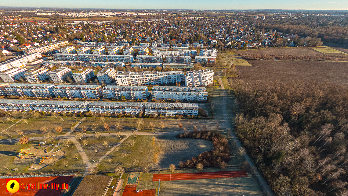 16.01.2023 - Luftbilder vom Marx-Zentrum und Gartenstadt Trudering